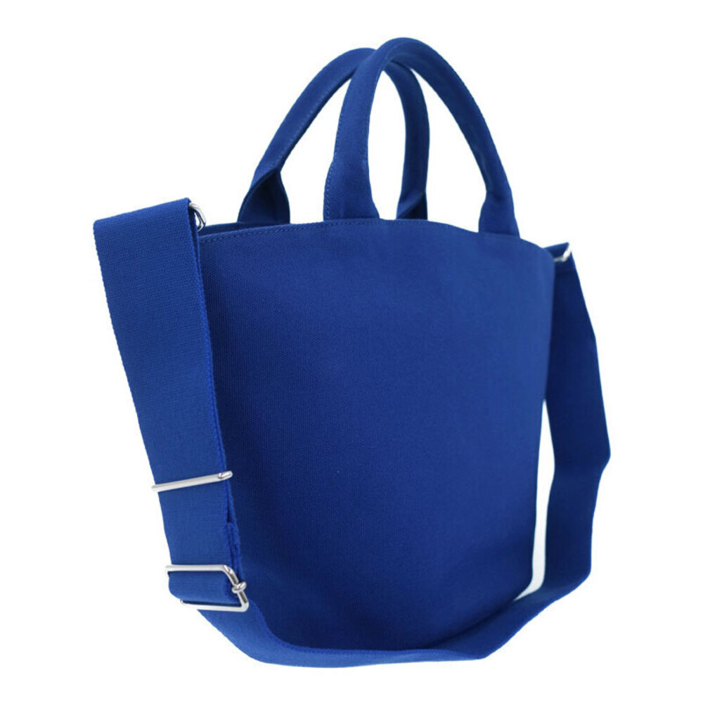 Prada Logo canvas Shopping Convertible Blue Canapa 2way Tote